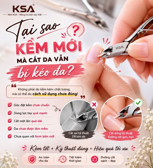 Tại Sao Kềm Mới Mua Nhưng Cắt Vẫn Bị Kéo Da? Nguyên Nhân & Cách Khắc Phục